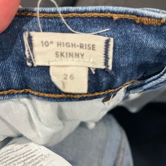 MADEWELL 10” High-Rise Skinny Exposed Buttons Jeans - Picture 3 of 12